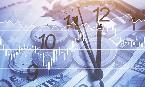 time is money concept, business and finance, inflation
